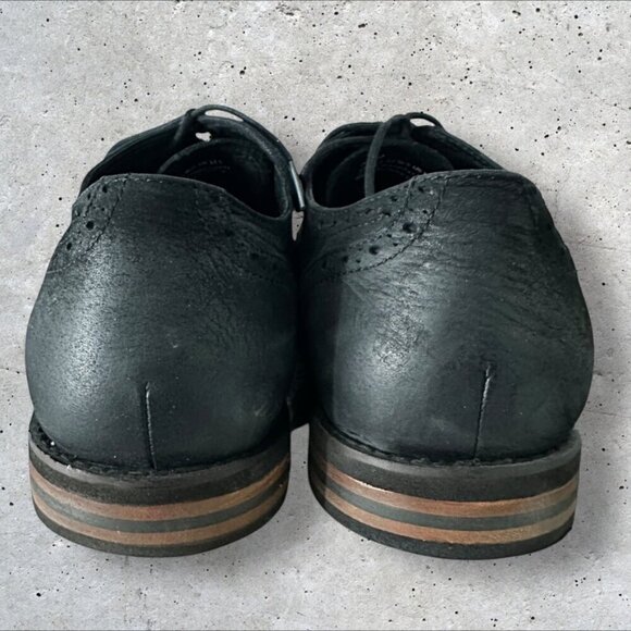 Men's Aetrex Dalton Wing Tip Oxford Shoes in Black - Size 12.5 - Picture 6 of 14